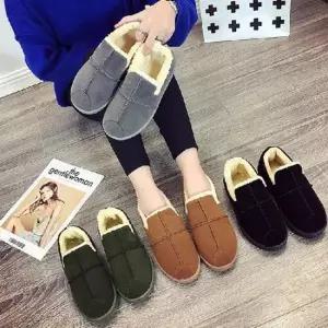 여성털신 여성 털슬립온 털신 슈즈 데일리 겨울 방한 털신발