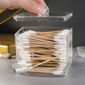 면봉 보관함 화장솜 정리 케이스 다용도 수납함