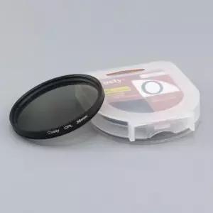 미러리스 CPL 필터 편광 렌즈 DSLR 카메라 소니 올림푸스 호환 77mm