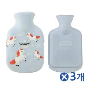 보온 휴대용 물주머니 분리형 냉팩 350ml 스카이x3개