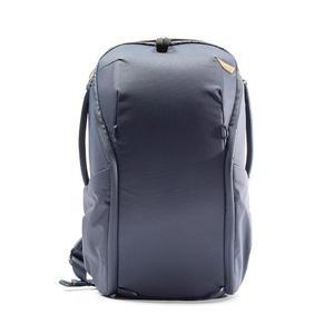 피크 디자인 데일리 백팩 지퍼 20L, 미드나잇, 270도 지퍼, 듀얼 사이드 포켓, 플렉스폴드 디바이더, 15인치 노트북, 카메라 휴대, 데일리 출퇴근 또는 여행용, 남녀 공용 다용도 백팩