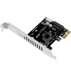 컴퓨터 PCI-E-USB 3.0 PCIE 확장 카드 19PIN 허브 스플리터