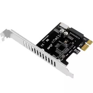 컴퓨터 PCI-E-USB 3.0 PCIE 확장 카드 19PIN 컨트롤러