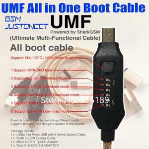 Umf/9800 모델용 edl/dfc용 올인원 케이블 LG 호환 56k/910k용 qualcomm/mtk/spd 부팅용