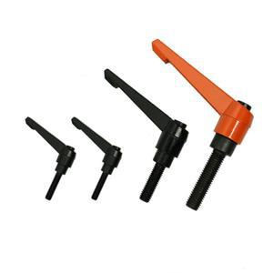 외부 스레드 조정 가능 핸들 레버 클램핑 금속 손잡이 기계 도구 직경 M4-M16 길이 10-100mm
