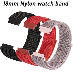 Xiaomi Mi 스마트 시계 스트랩 용 18MM 나일론 루프 밴드 Garmin Vivoactive 4S/Venu 2s Correa 손목 여성