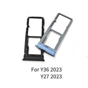 Vivo Y27 Y36 2023 SIM 카드 트레이 슬롯 홀더 어댑터 소켓 수리 부품