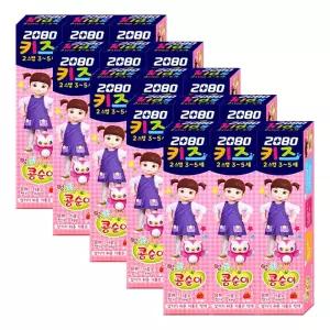 2080 키즈 2스텝 치약 딸기향 80g(3세~5세) X 15개