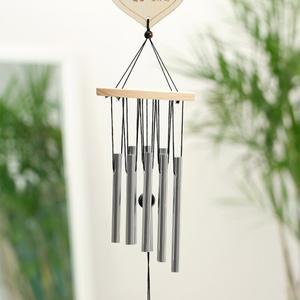 1PCS 야외 금속 바람 종소리 마당 GardenBell 차임 창 벽 장식 홈 나무