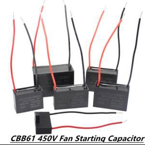 선풍기콘덴서 CBB61 450V 시동 커패시터 1UF 0UF 5UF 8UF 2UF 15UF 20UF 10UF