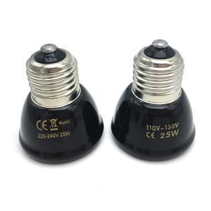 25 50 75 100W E27 애완 동물 난방 램프 110V 220V 세라믹 이미 전구 Brooder 파충류 1PC