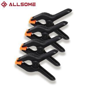 전선고정클립 ALLSOME 4PC 인치 스프링 클램프 배경 목공 스튜디오 나일론 클립 사진