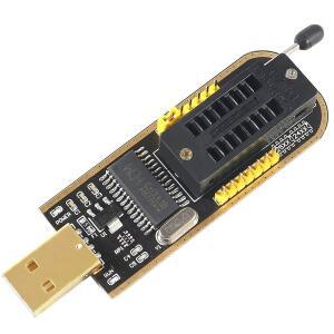 EEPROM BIOS USB 프로그래머, CH341A, SOIC8 클립, 1.8V 어댑터, 24 25 시리즈 플래시용