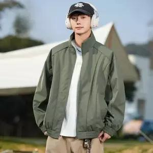 록쉬블몰 춘추 남성용 바람막이 점퍼 차이나 재킷 상의 트렌드 파일럿 코트 HO3