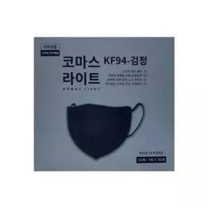 코마스 KF-94 검정 대형 1매입 x 50매(1박스)