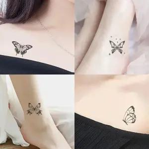 [룽스_62]디자인 세트 붙이는타투 문신 헤나 나비 10종 M2