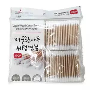[룽스_62]화장 수정 제거 면봉 귀지 화장솜 귀청소 400p
