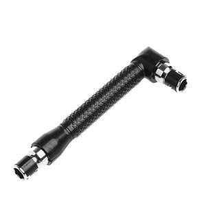 L형 1/4 육각 드라이버 비트 90 ° 더블 엔드 핸들 검정색 6.35mm 렌치 도구
