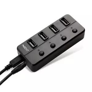 멀티 데이터 2.0 포트 usb 허브 4 유전원 데스크탑USB허브