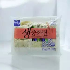 베르스튜디오몰 중화면 1kg 면사랑 생중화면 6인분 국수 자장면 자장면면