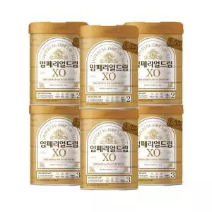 [국민행복] 남양 임페리얼드림XO 캔분유 800g 2단계 3캔 + 3단계 3캔(총 6캔)