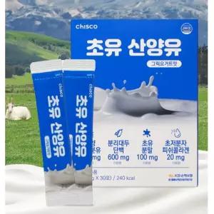 산양유 초유 단백질 100 뉴질랜드산 스틱 분말 60g 2박스