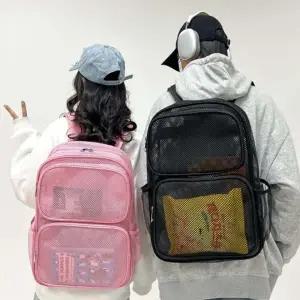 메쉬 백팩 3가지 컬러 다용도스포츠백 여행보조가방 여행용보조가방