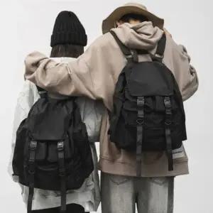 남여공용 가방 포켓 블랙 데일리 백팩 내츄럴 남여공용 디자인