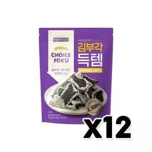 헤이루 김부각득템 간식안주 50g x 12개