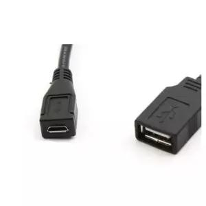 [룽스_63]케이블 마이크로(F)USB AF 확장 30cm케이블 30CM