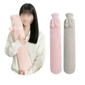 대용량 토끼털 보온물주머니 2500ml 79cm 캠핑핫팩 찜질팩