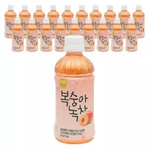 웰그린 복숭아녹차 340ml x 20PET