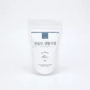 썬솔트 생활식염 용융 소금 순도 99.9% 국내산 불순물제거 구운 아기 이유식 유아식 돌아기 저염 반찬