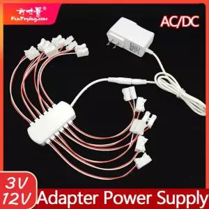 3V/5v/2V AC 어댑터 전원 공급 장치 2포트 AU/EU/US/USB 플러그 모델 램프/철도/기차 레이아웃용 휴대용