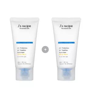 제이스 레시피 UV프로텍션 올 투게더 무기자차  워셔블 선크림 50ml
