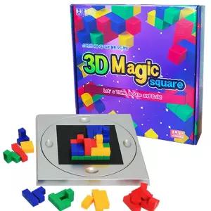 입체 큐브형 보드게임 3D 매직스퀘어 한글설명서 포함