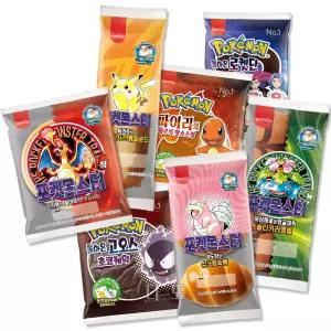포켓몬빵 10봉 랜덤 (로켓단초코롤/파이리/고오스 3종류만 발송)