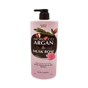 해피바스 모로코 아르간 바디워시 머스크 로즈향 1200ml