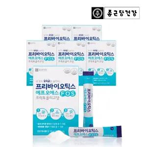 종근당건강 프리바이오틱스 FOS 프로바이오틱스 유산균 프락토올리고당 6박스 총180포 6개월분
