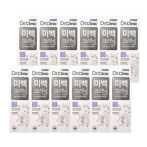 2080 닥터크리닉 미백 치약 100g x12개