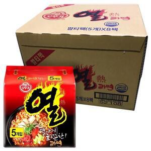 [오뚜기] 열라면 봉지 라면 120g 40개
