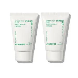 이니스프리 [GS단독] 그린티 씨드 히알루론산 크림 50mL 2개