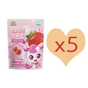 캐치티니핑 하츄핑의 딸기칩 12g 5세트