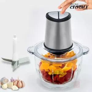 리빙센스 2.5리터 대용량 만능 멀티 전동 다지기 LSC-M1025L 마늘 야채 고기 양념 분쇄기 박피기