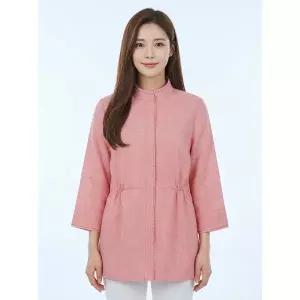 [올포유] 여성 잔패턴 반넥 자켓 ALKKL4121-500_G