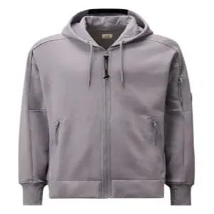 25SS 씨피 컴퍼니 다이애그넣 레이즈드 플리스 후드집업 18CMSS025A005086W872 STORMY WEATHER DOM