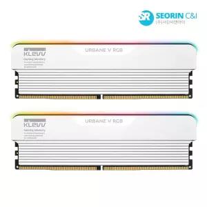 [서린공식] 에센코어 클레브 DDR5-6000 CL30 URBANE V RGB 화이트 패키지 서린 (48GB(24Gx2))