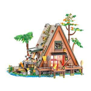 호환 블럭 블록 중국 테크닉 자동차 기차 해적선 공룡 동물 에펠탑 페라리 1486PCS 숲 목조 주택 블록 장난