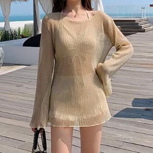 3피스 수영복 세트 레쉬가드 모노키니 체형커버 쓰리피스 커버업