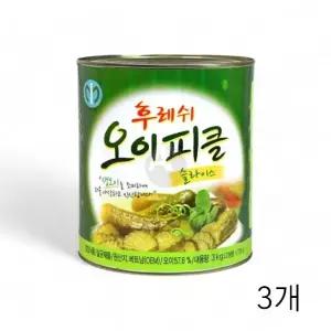 일미 오이피클 슬라이스 3Kg X 3개 대용량 절임식품 업소용식자재 (WFGSKF9)